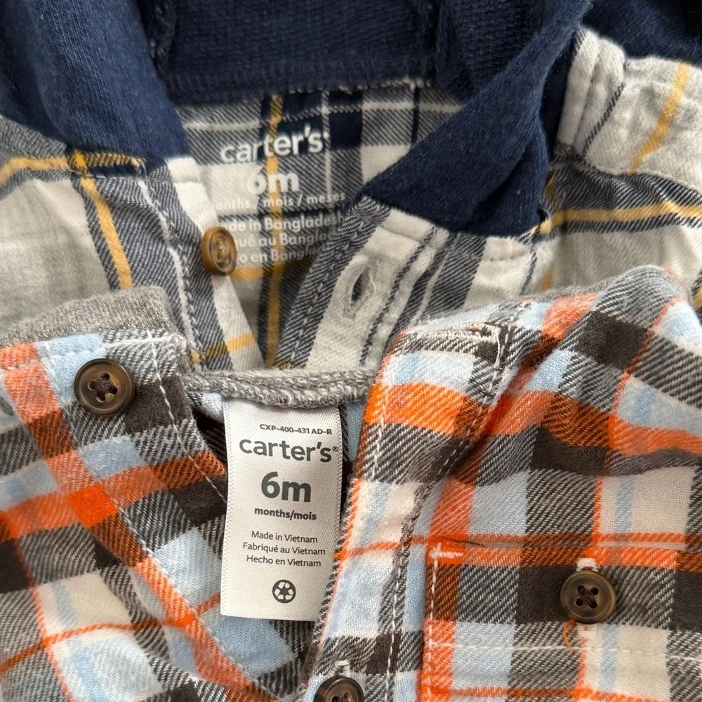 Carters flannel shirts