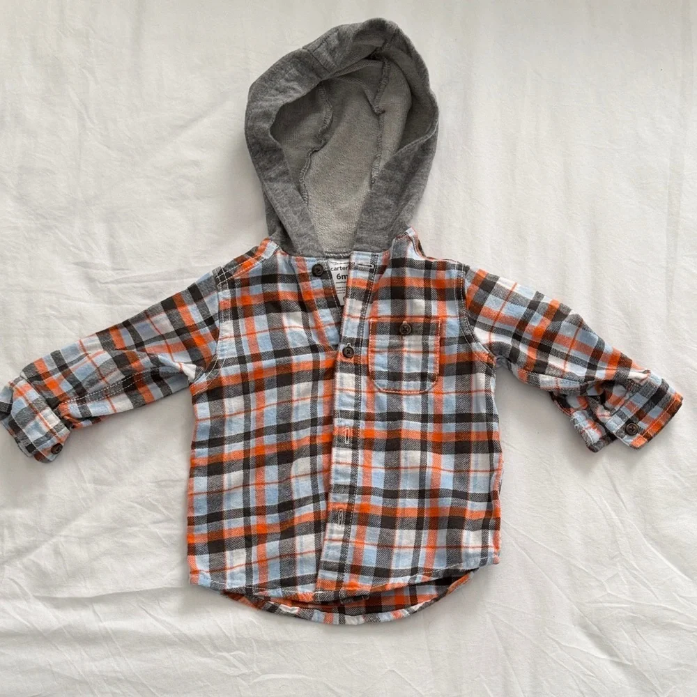Carters flannel shirts