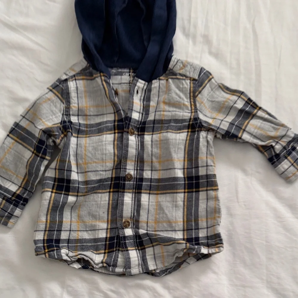 Carters flannel shirts