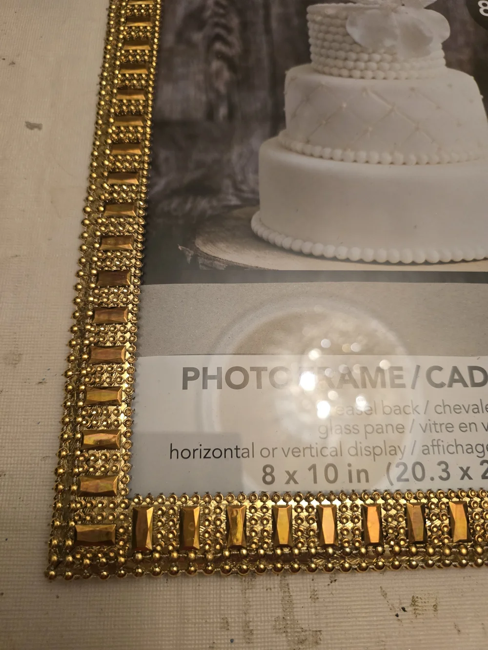 Handmade gold decor glam
