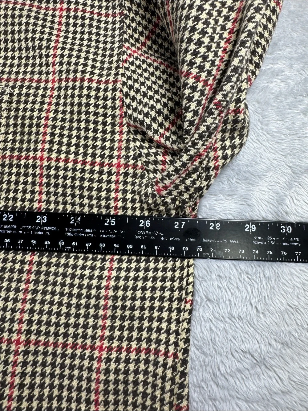 Vintage J.Crew Oarsman Heavyweight Houndstooth Button Down XXL
