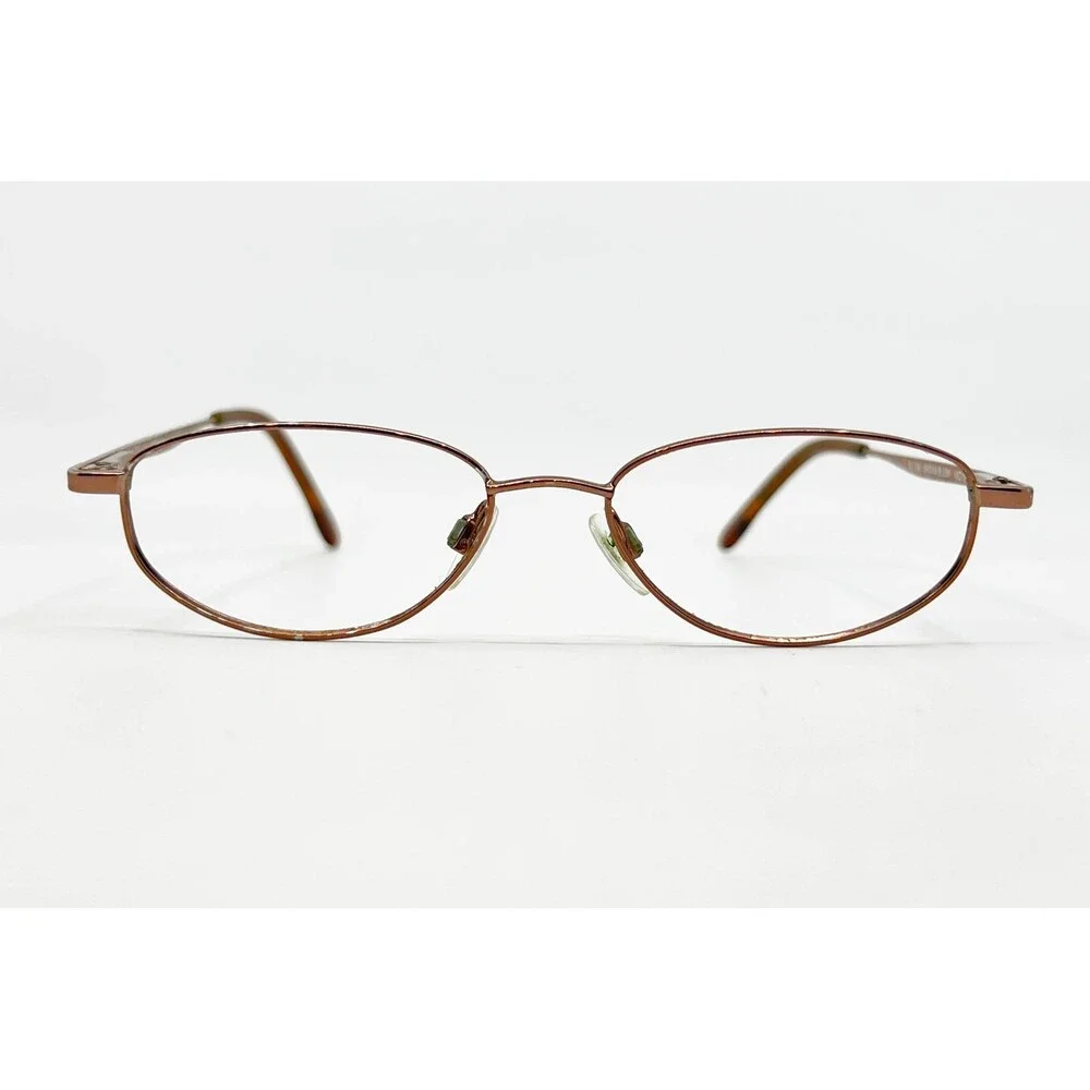 Revlon Eyeglasses Women Brown Oval RV 506 Brown Blush 48-15-135