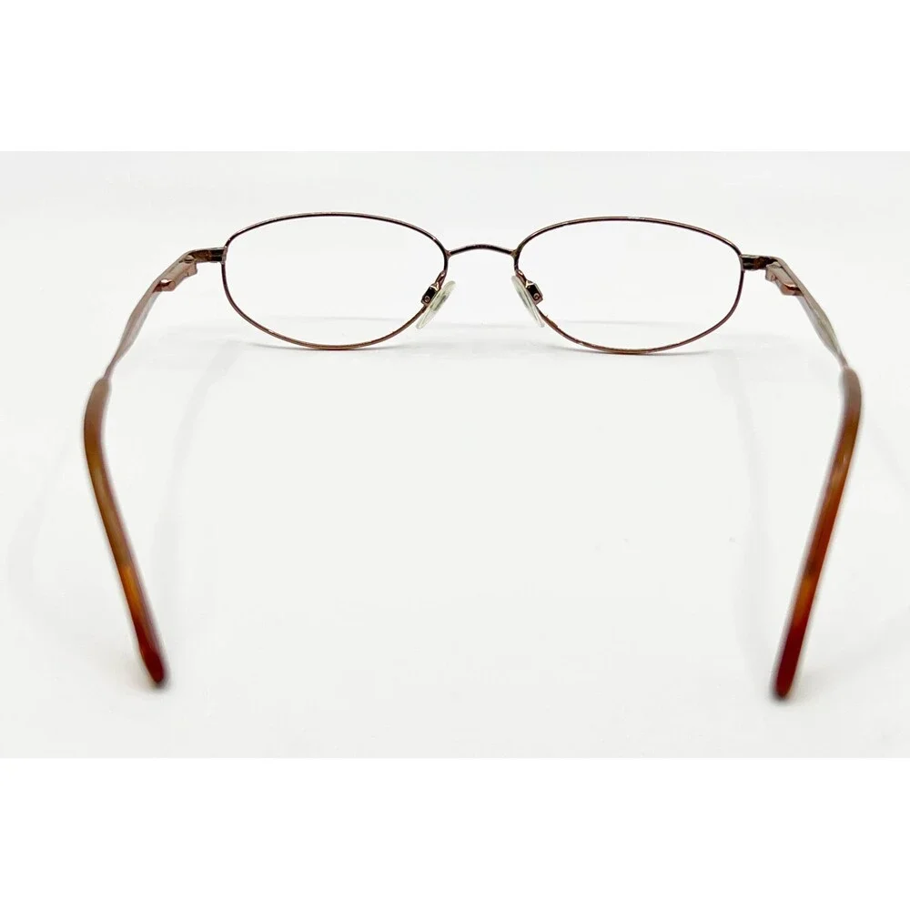 Revlon Eyeglasses Women Brown Oval RV 506 Brown Blush 48-15-135