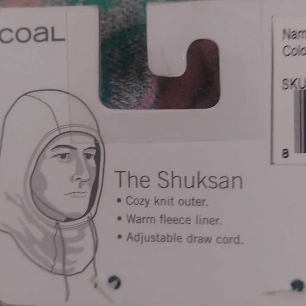 Coal cozy facemask