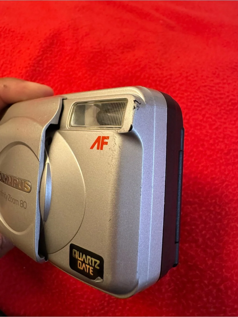Olympus Infinity Zoom 80 35mm Film Camera 38-80mm AF Quartz Date Tested