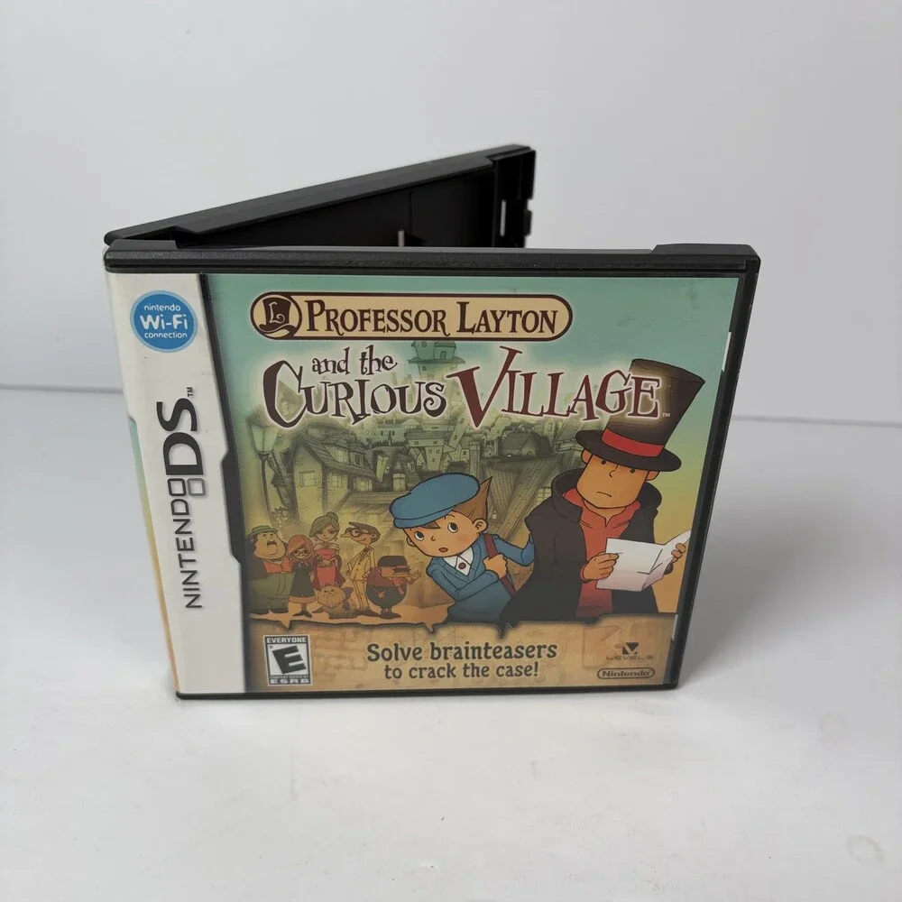 Professor Layton and the Curious Village Nintendo DS CIB Complete Tested