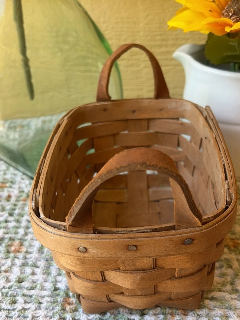 Longaberger handwoven basket
