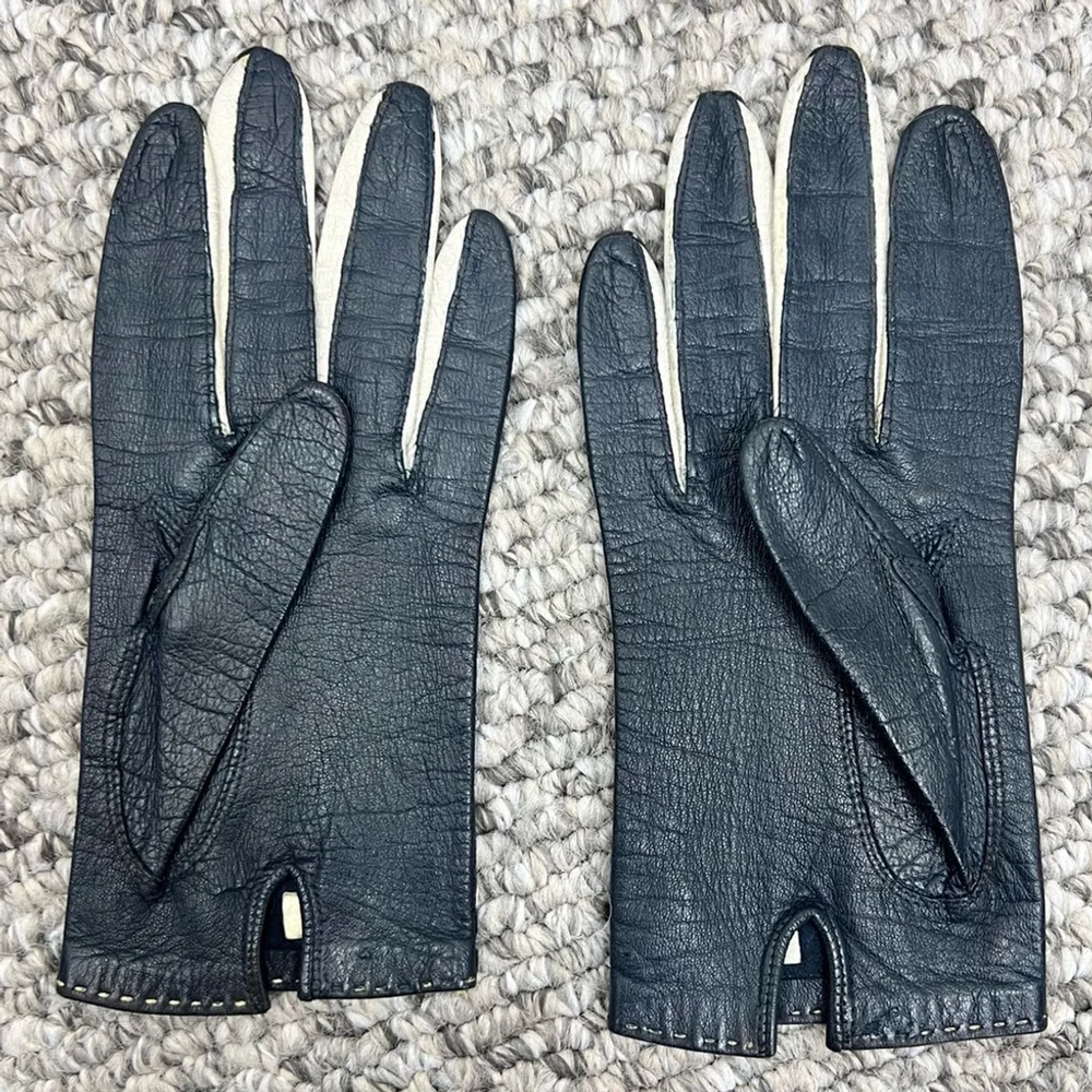 Vintage leather driving