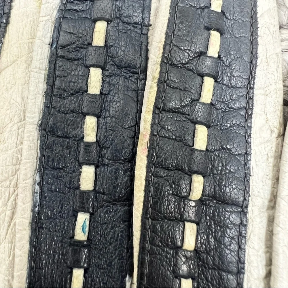 Vintage leather driving