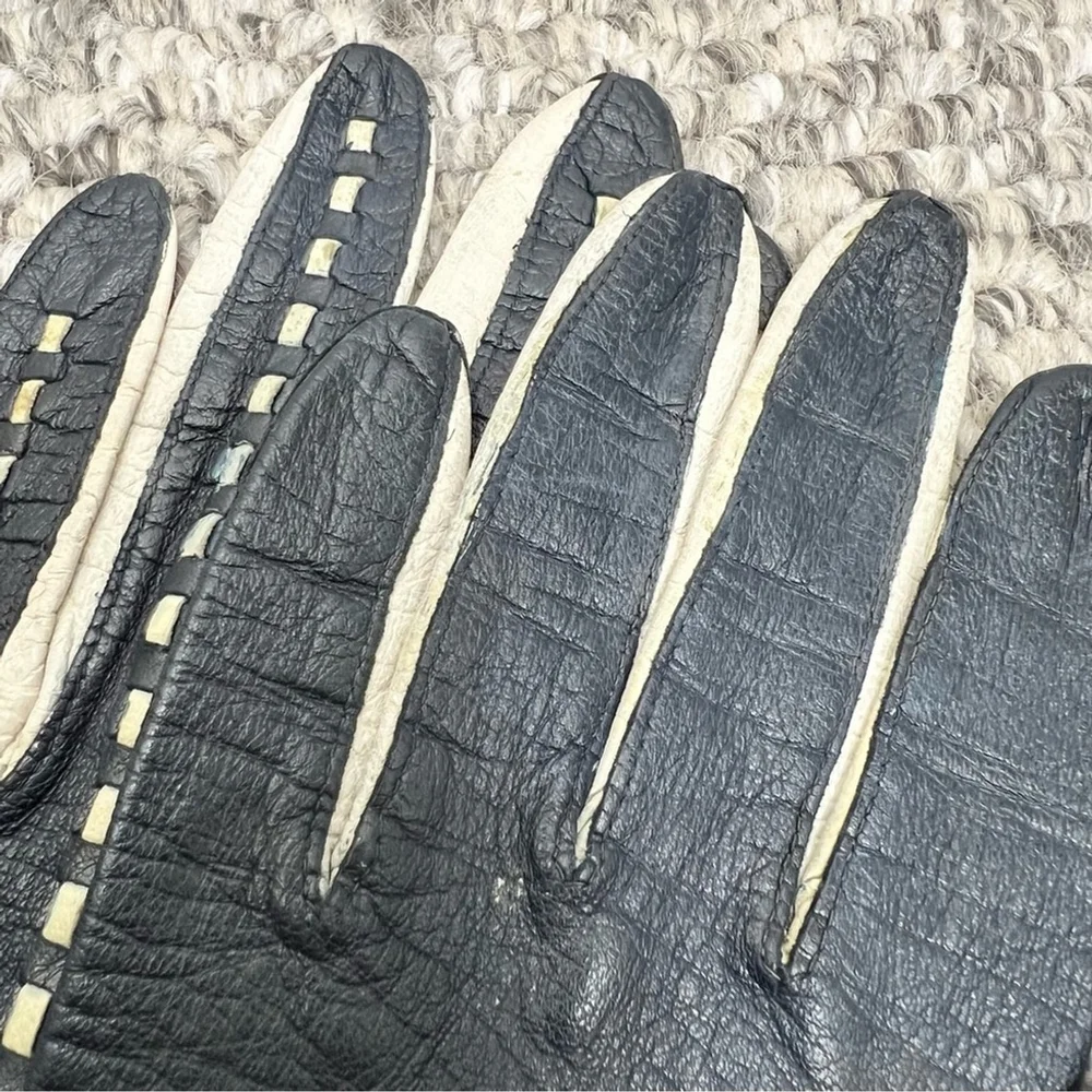 Vintage leather driving