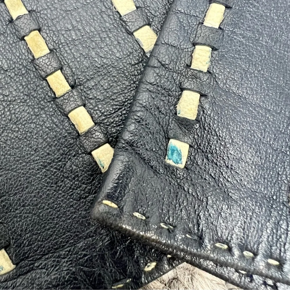Vintage leather driving