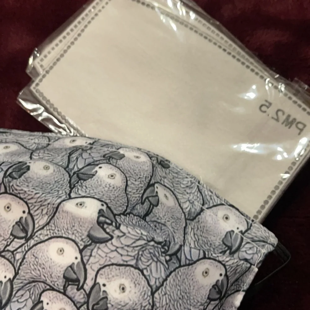 6/$20 New bird face mask