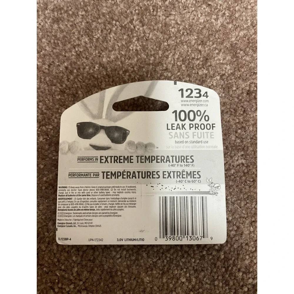 Energizer 123 lithium