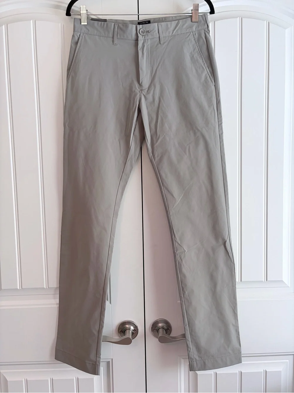 J.Crew Flex Chino Pants Men's Size 28 x 32 Gray Slim‎ Fit Style AA712 Casual NWT
