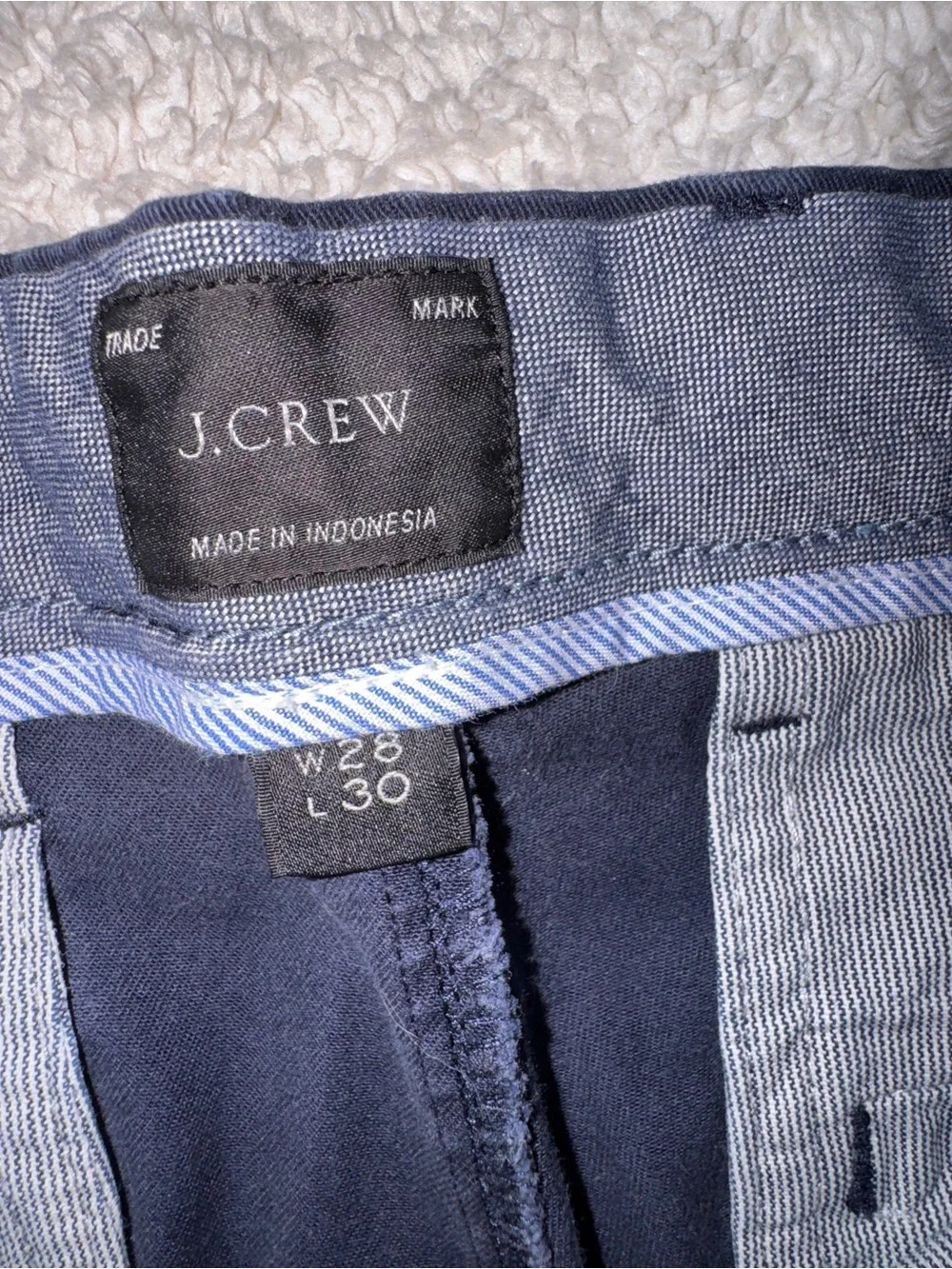 J. Crew navy chinos