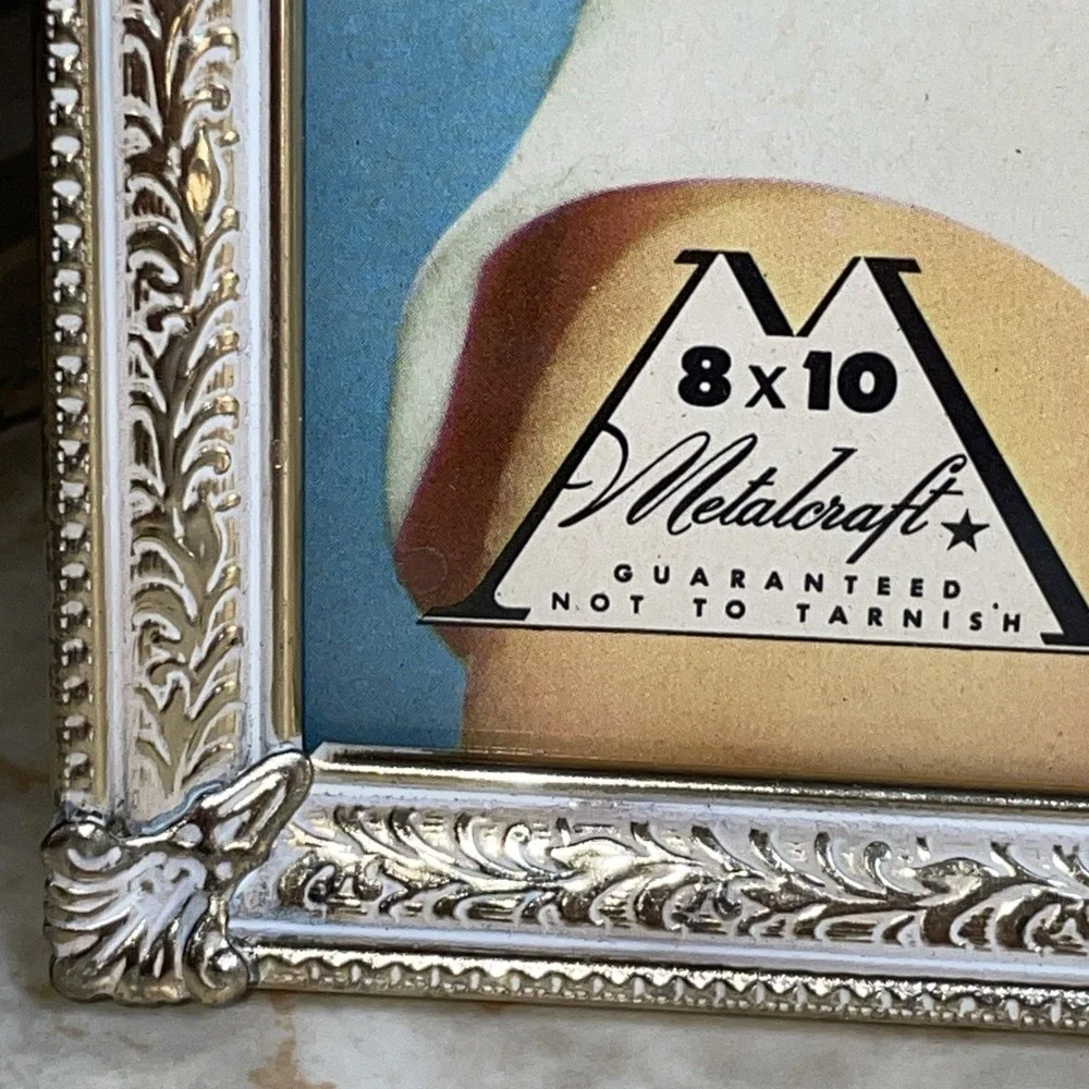 Vintage Gold‎ Metal Picture Frame 8