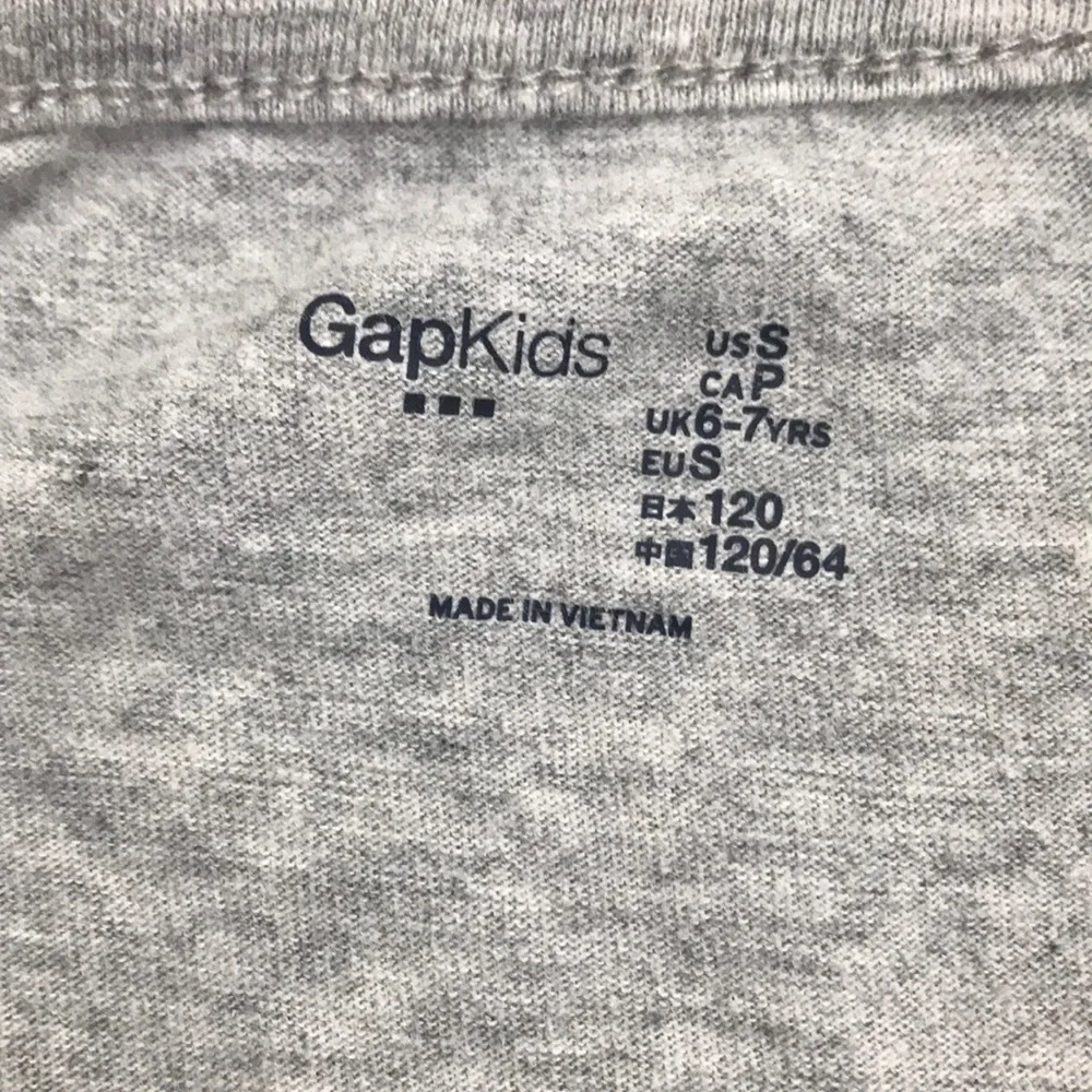 GapKids Gray Tee with “86” Sequin Graphic