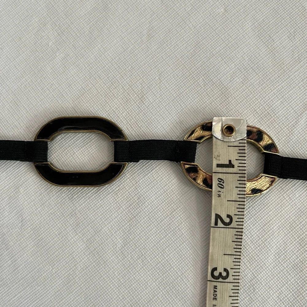 Cheetah Leopard Gold Chain Belt