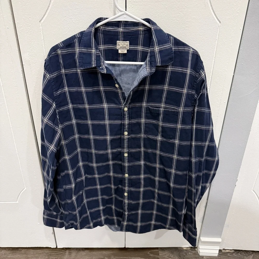 J. Crew Plaid Flannel Button Down