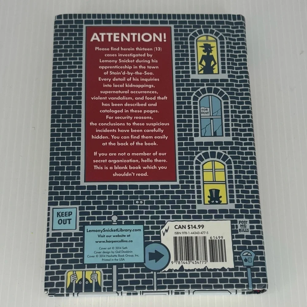 Lemony Snicket hardbound file