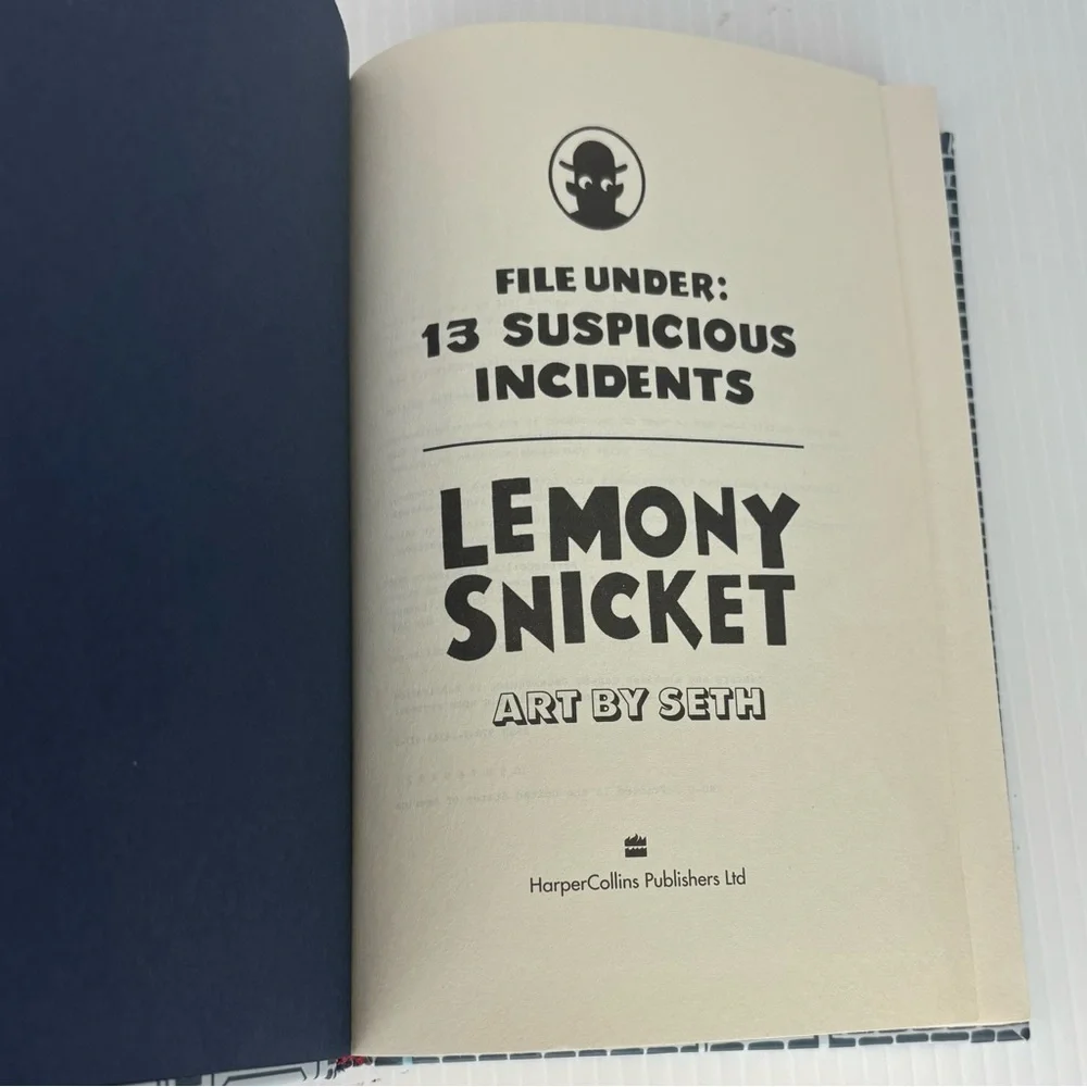 Lemony Snicket hardbound file