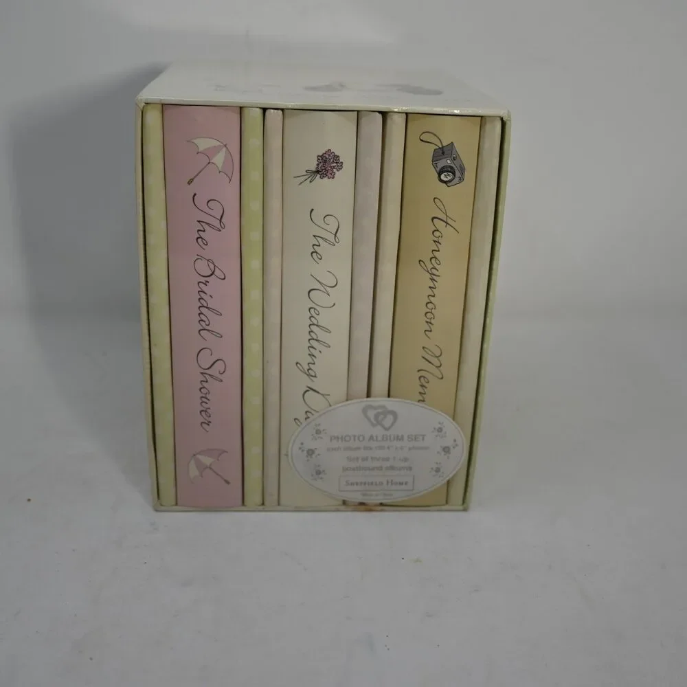 Sheffield Home Wedding Memory Photo Album Set 3 Albums New Sealed
