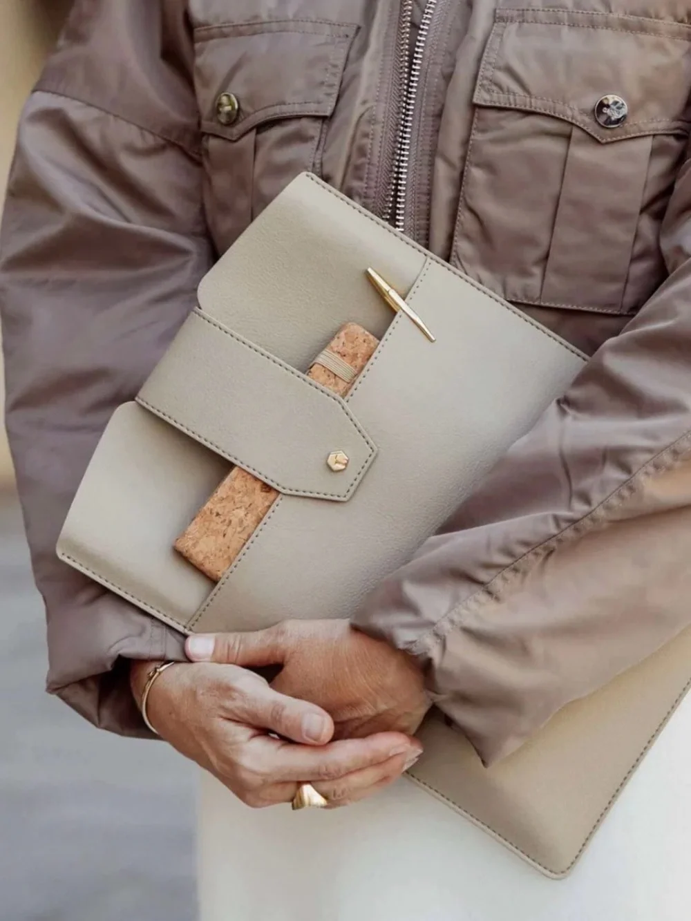 Lindsay Albanese stylish taupe