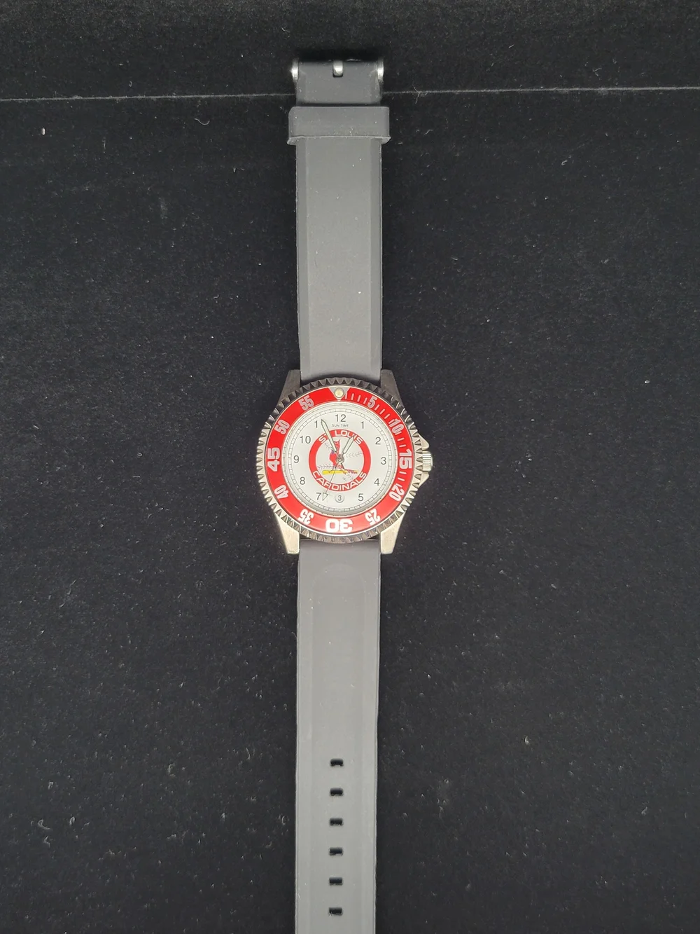 St. Louis Cardinals Red Bezel Sport Watch - Japan Quartz Movement