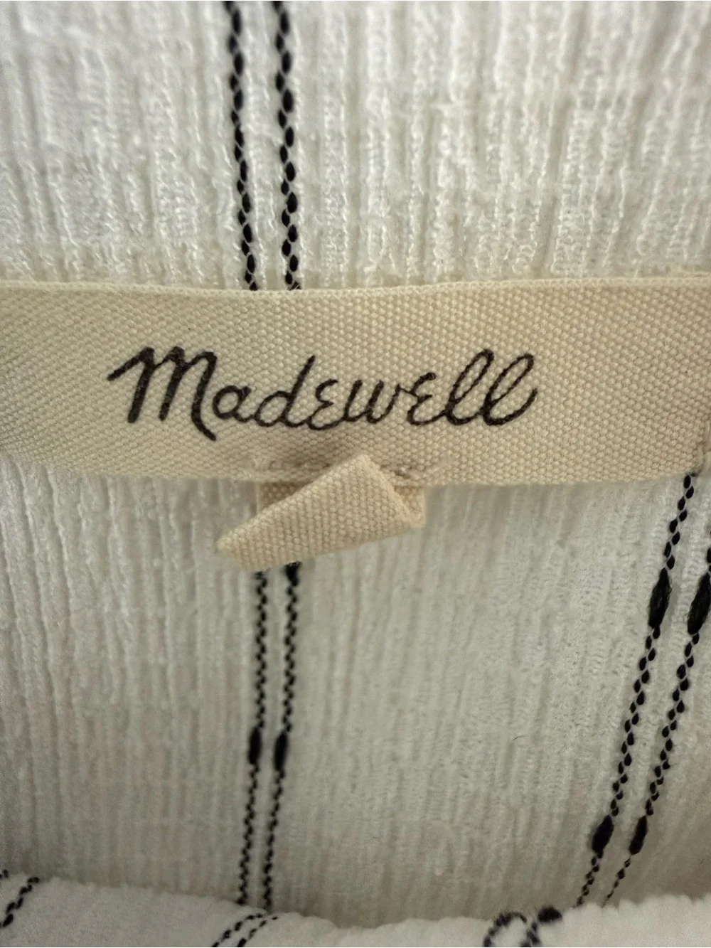 Madewell Puff Sleeve Empire Top XS