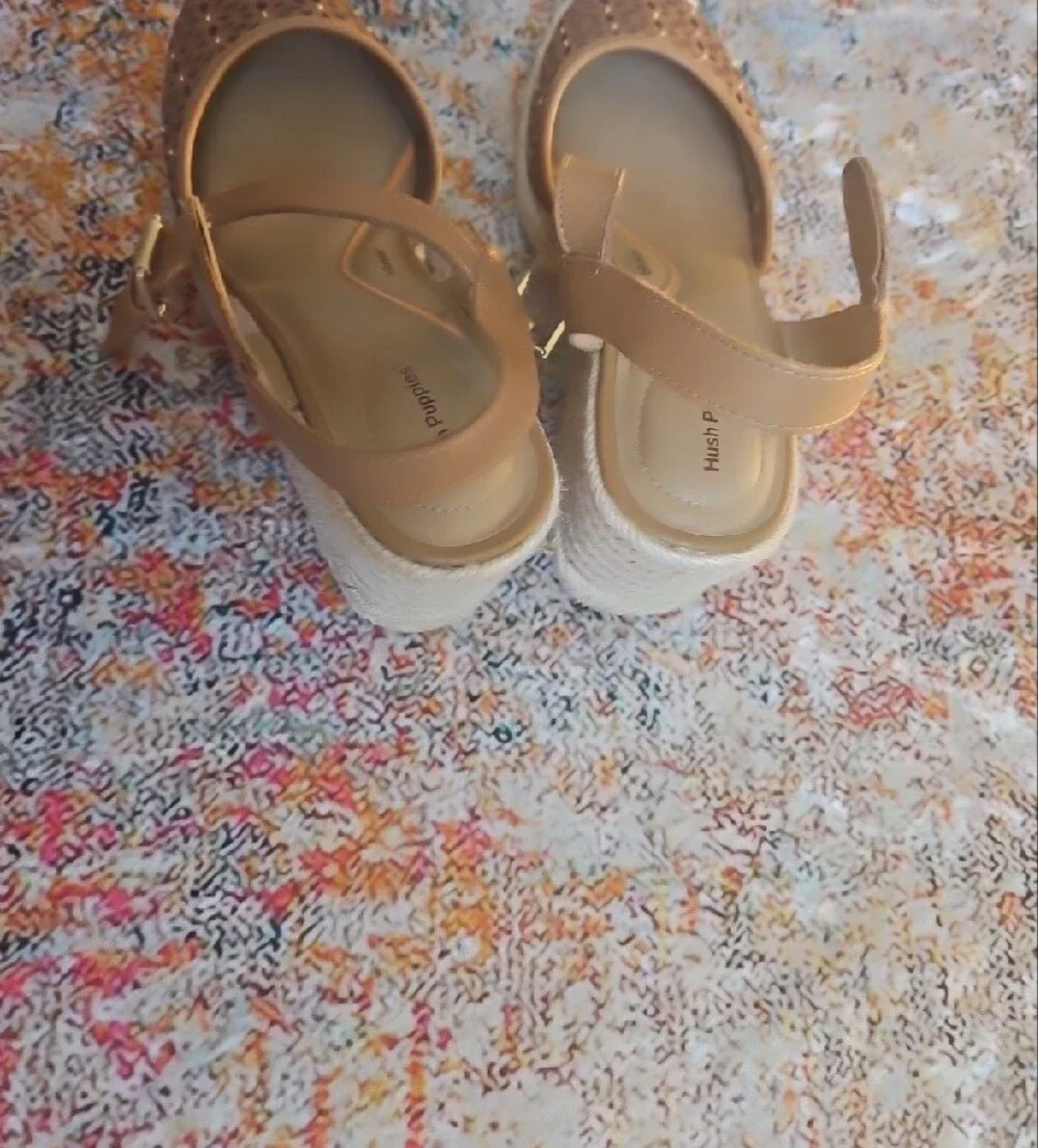 N/A tan espadrille