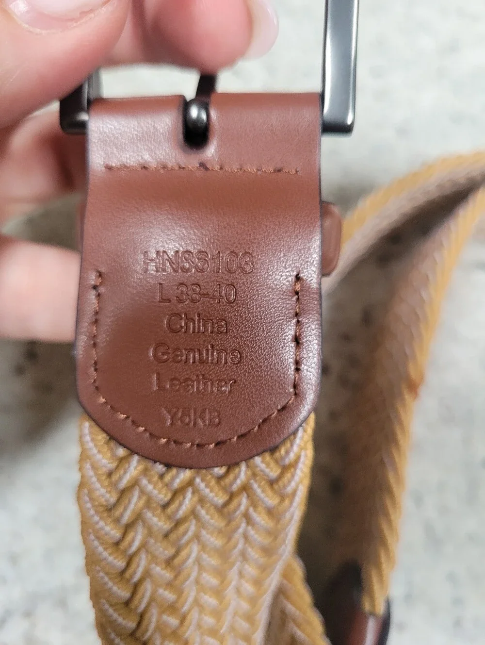 Original Penguin braided stretch