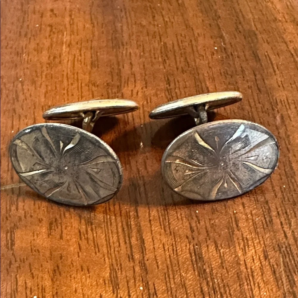 Vintage etched brass