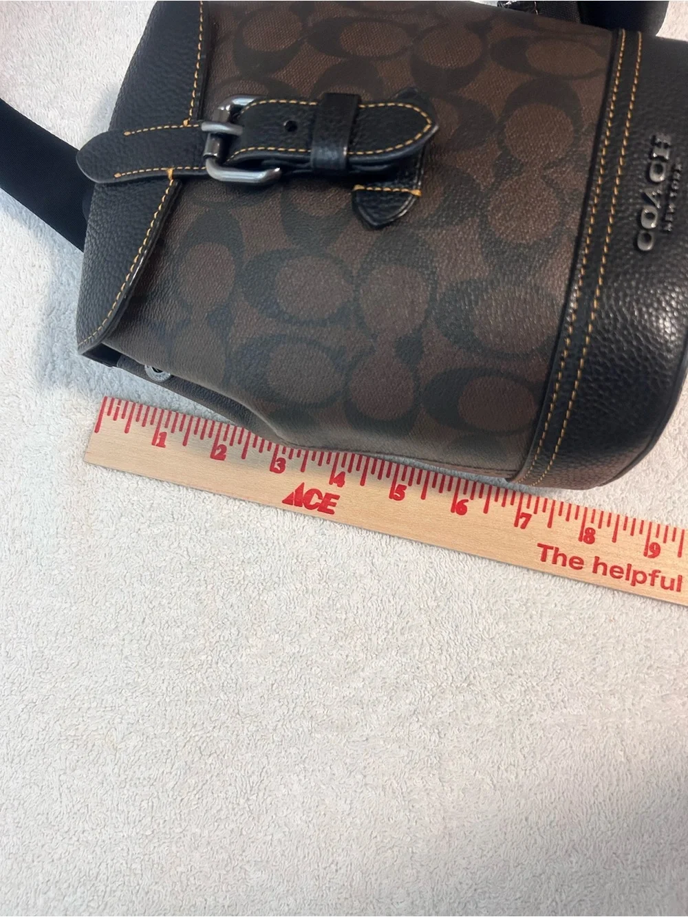 Coach brown signature