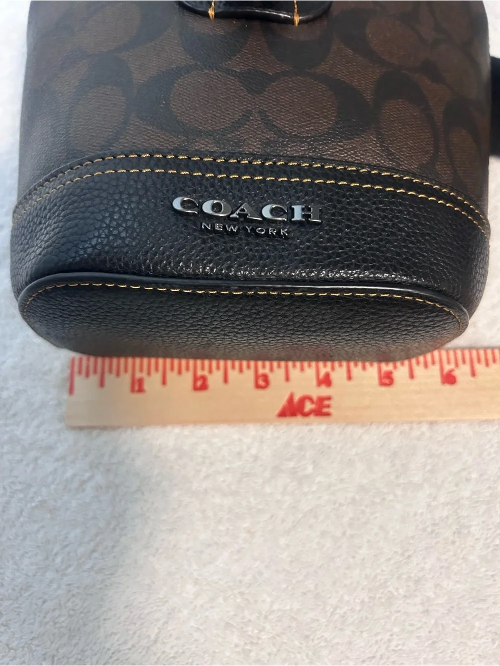 Coach brown signature