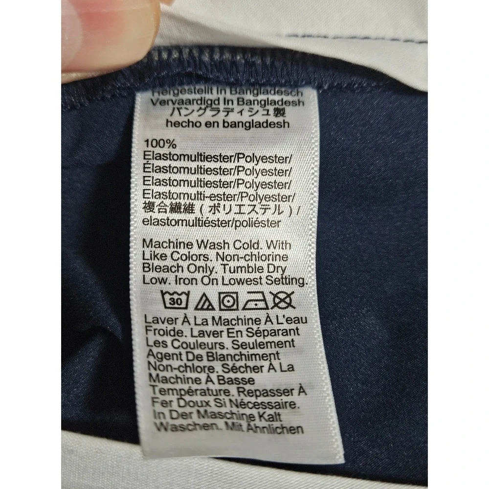 J.Crew Flex Slim Fit Navy Blue Performance Pants Mens 33x32 AA712 NWT