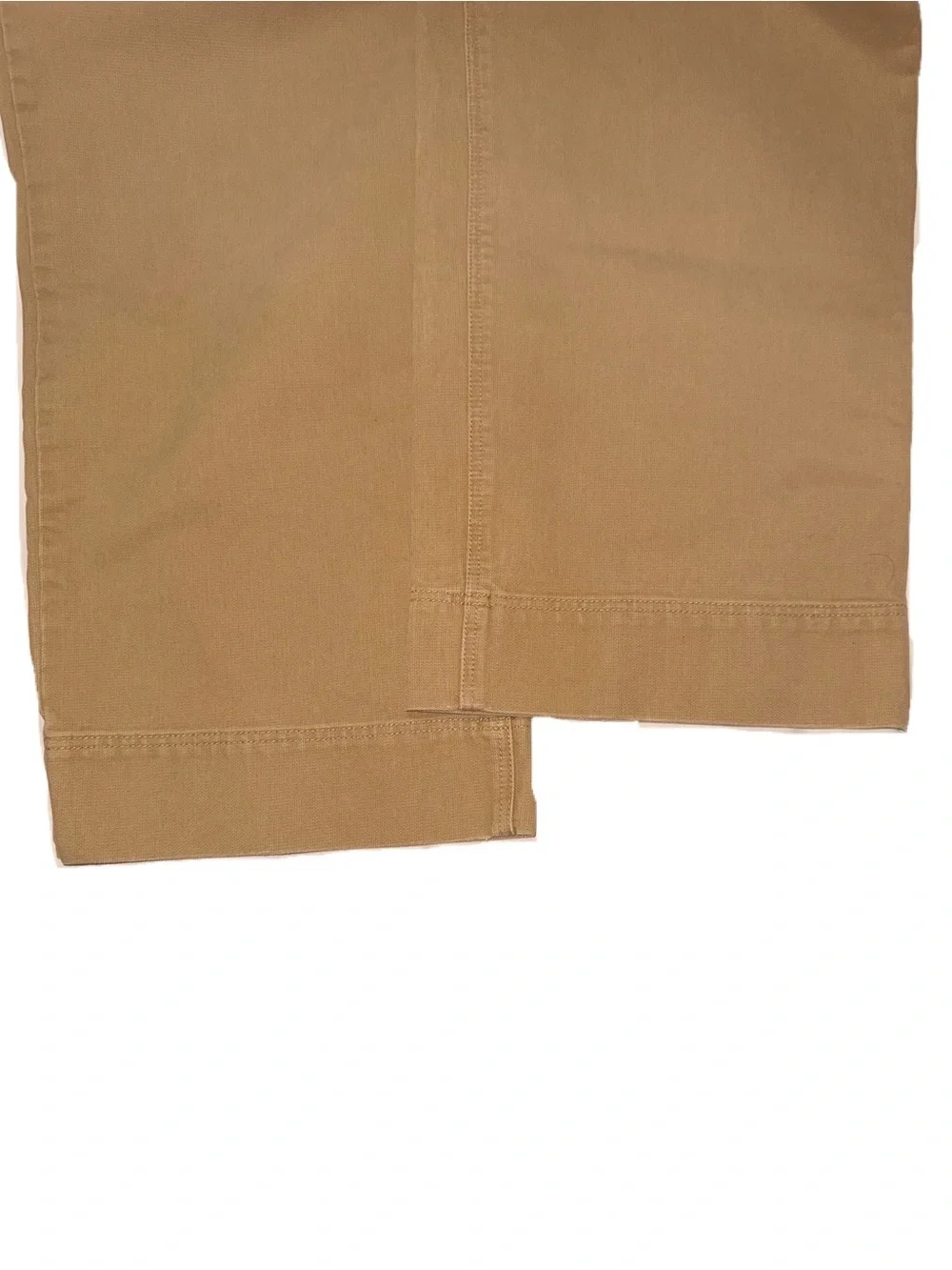Vintage J. Crew Chino Pants 34X30 Beige Tan Cotton Flat Front Classic Fit Zipper