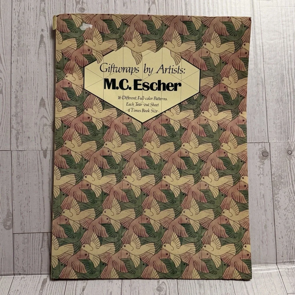 Giftwraps By Artists: M.C. Escher By Joost‎ Elffers 1987 - Christmas Wrap