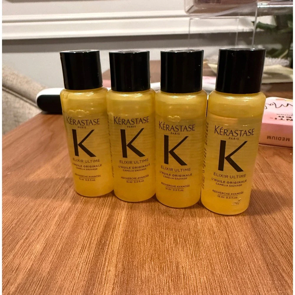 Kerastase Elixir Ultime Hair Oil T 15ml each Lot of 4 L'Huile Originale new