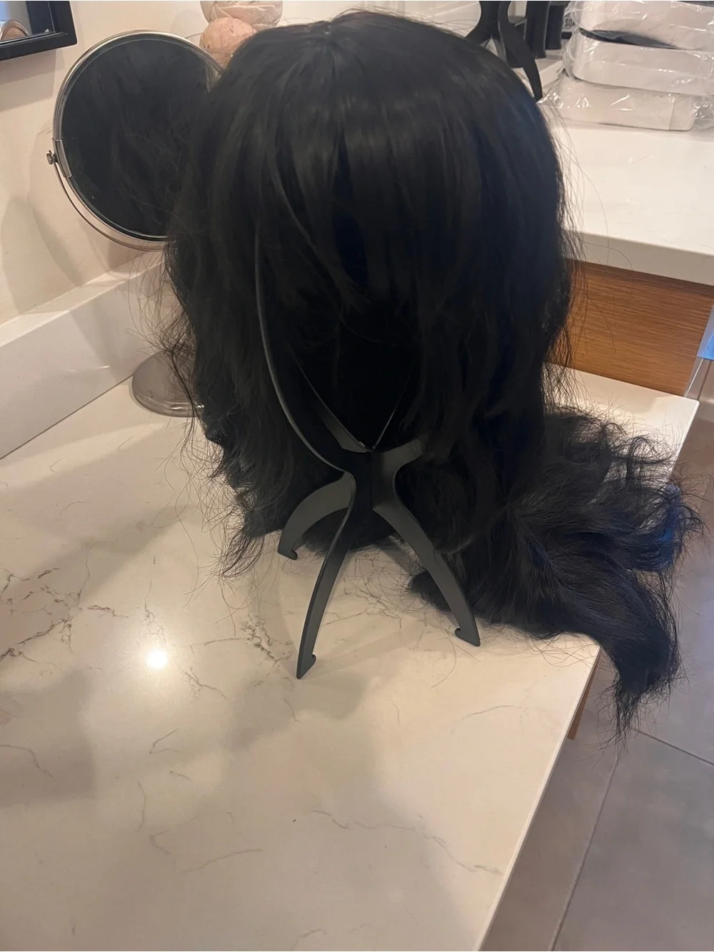 N/A black synthetic