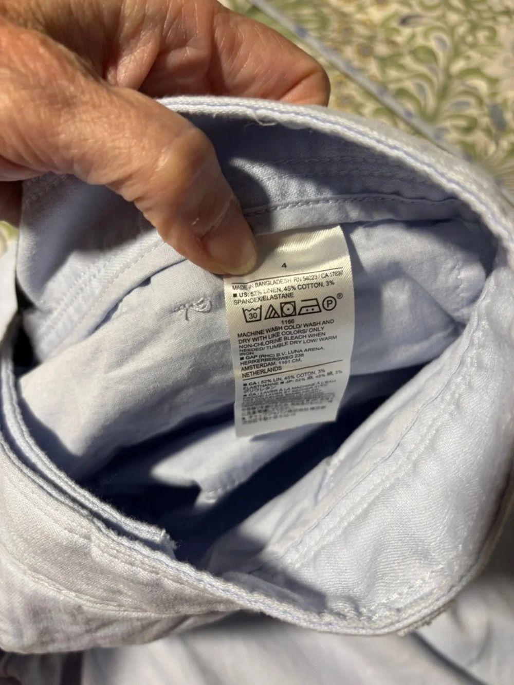 Banana Republic light blue