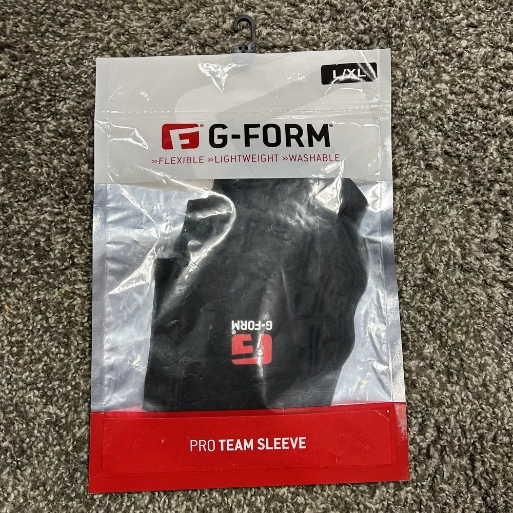 G-Form Pro Team Sleeve Elbow Guard L/XL Black Handball Brace Pad‎ Lightweight