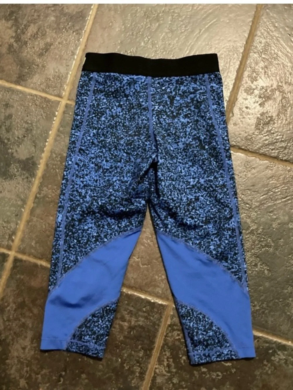 Nike Pro Printed Compression Girls Capri Leggings Size S
