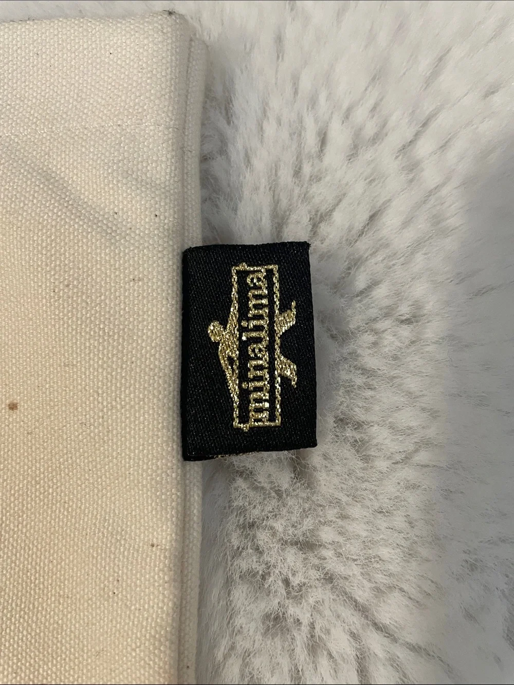 Warner Bros. cream canvas
