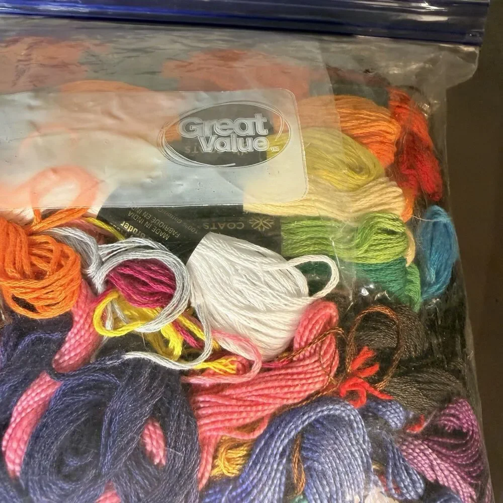 Embroidery Floss Thread Lot Various Colors And Brands