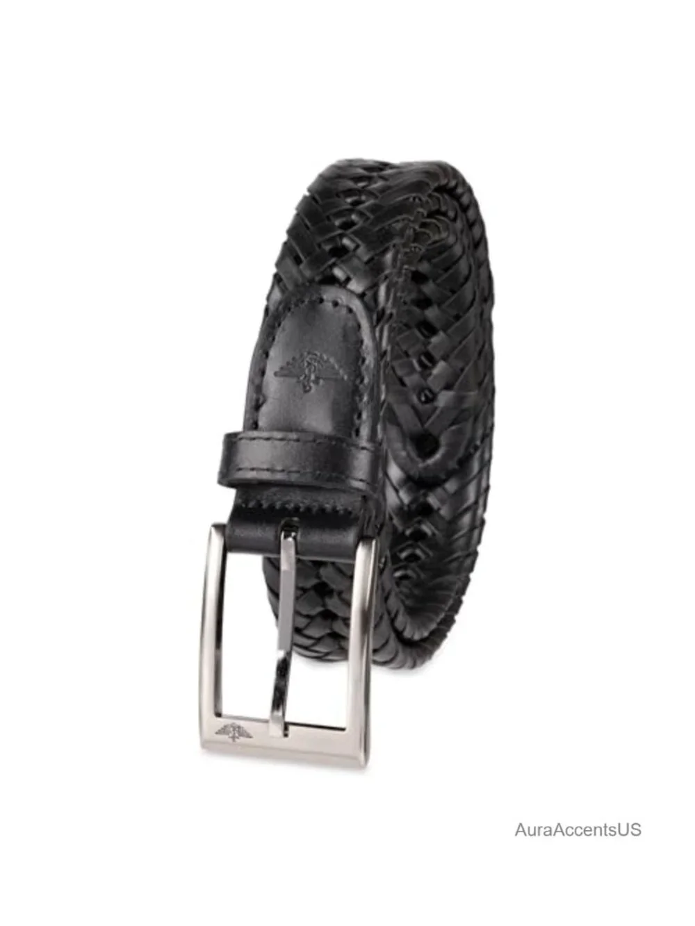 Braided Leather Belt, Fully Adjustable Casual Strap, Everyday Wear