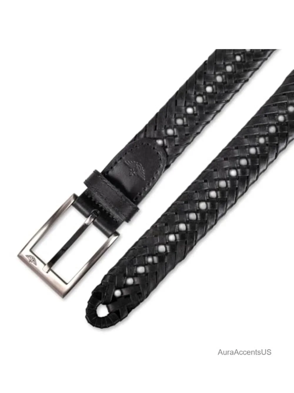 Braided Leather Belt, Fully Adjustable Casual Strap, Everyday Wear