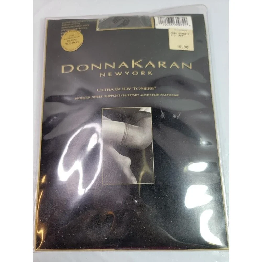 Donna Karan New York Ultra Body Toners Modern Sheer Support Tights Charcoal