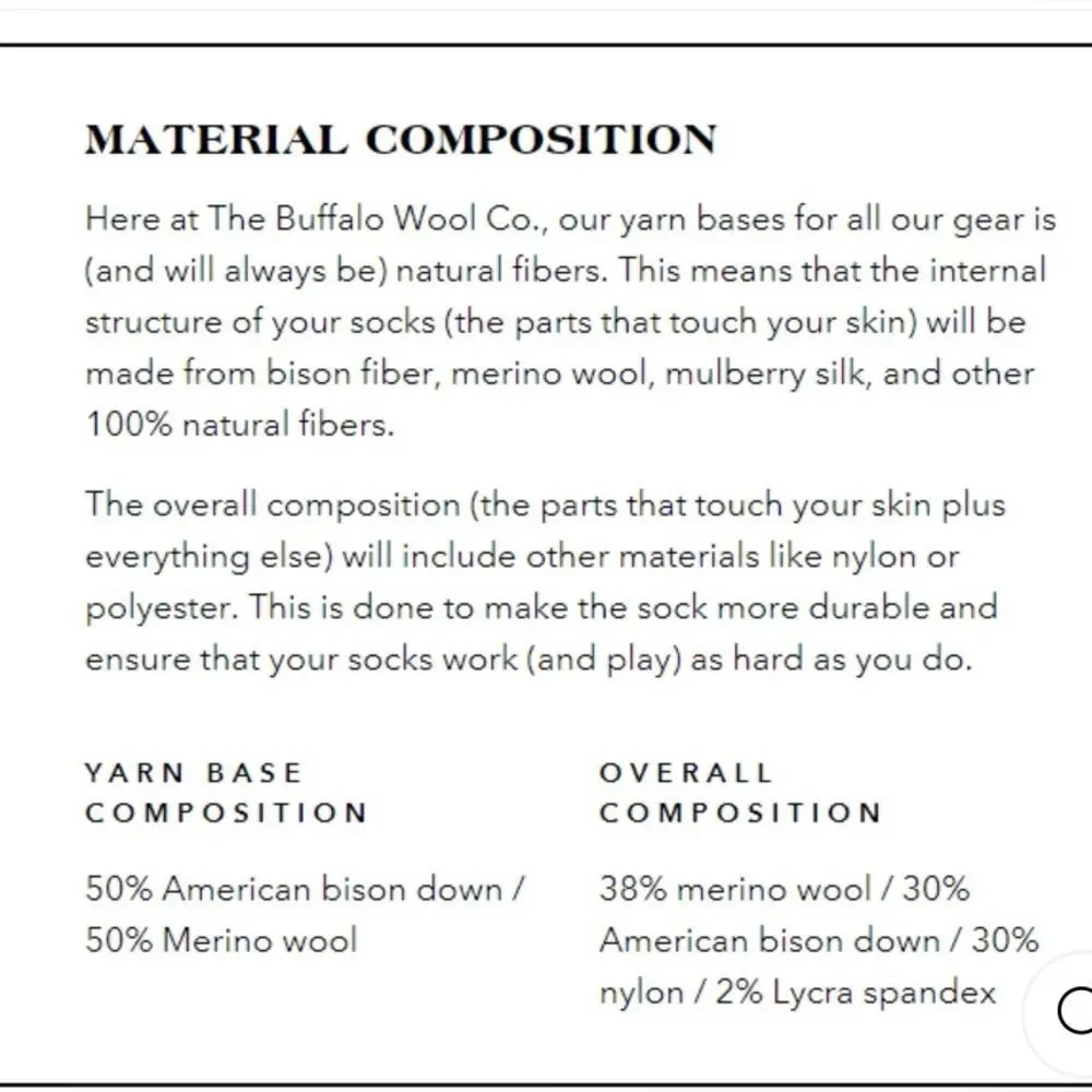 buffalo wool co buffalowoolco trekker