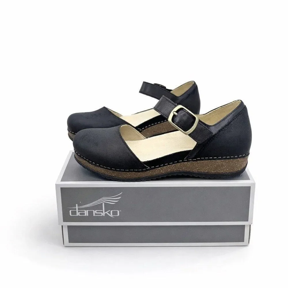 Dansko Rowan Mary Jane Sandal Women’s Nubuck Size 11.5 US
