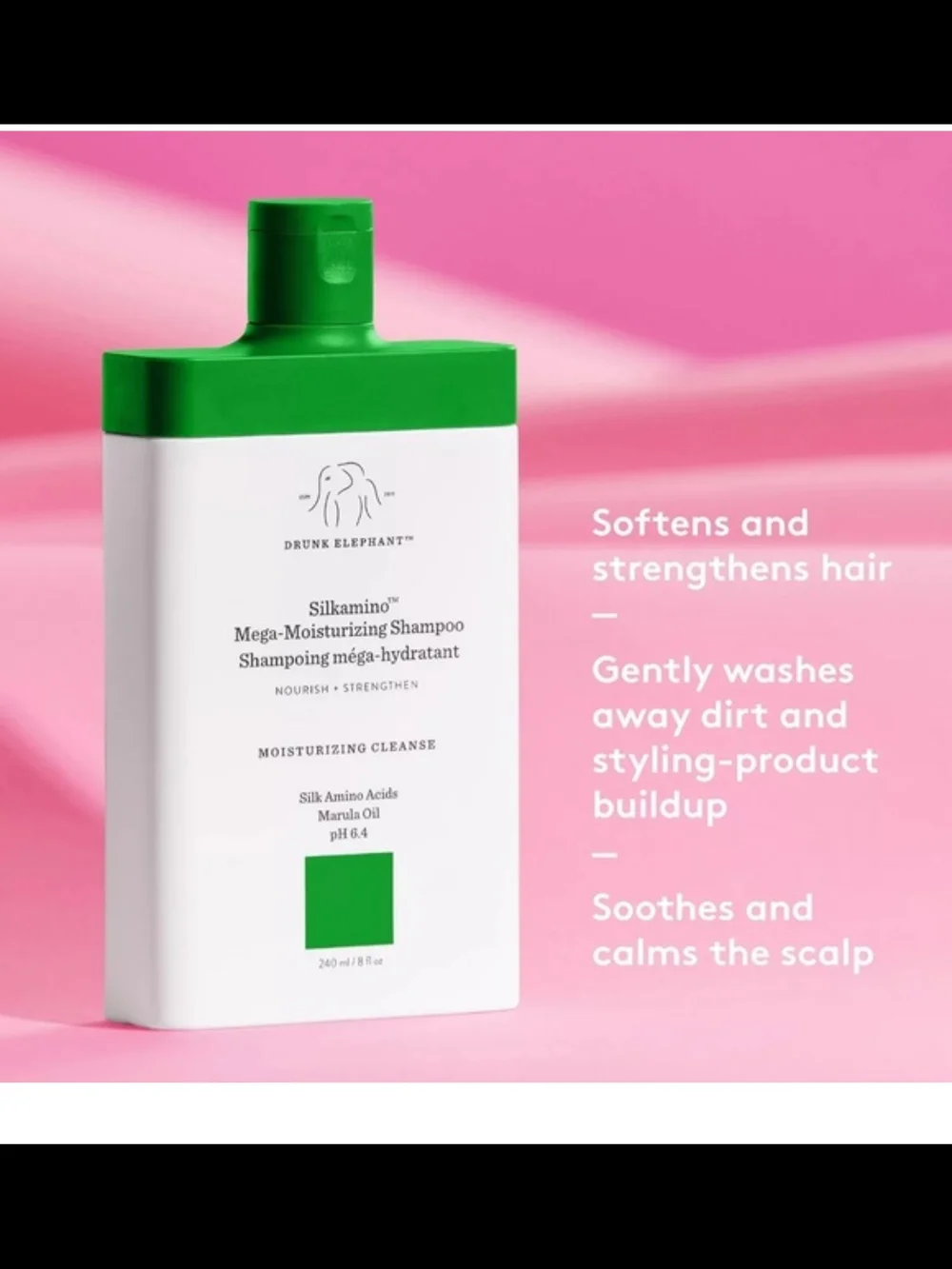Drunk Elephant trim promotes shampoo
